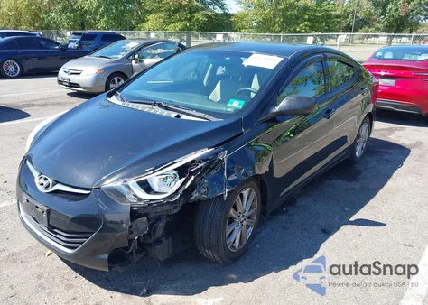 2014 Hyundai Elantra Se from USA, damaged, VIN 5NPDH4AE9EH478262
